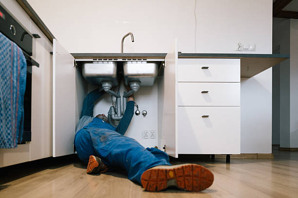 Professional Drain Cleaning technician working in Westlake, OH
